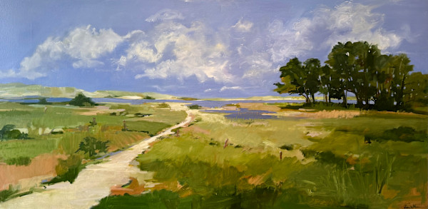 Dunes at Chilmark Pond by Anne Besse-Shepherd, Image 1.