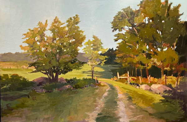 Field at Blackwater Pond by Anne Besse-Shepherd