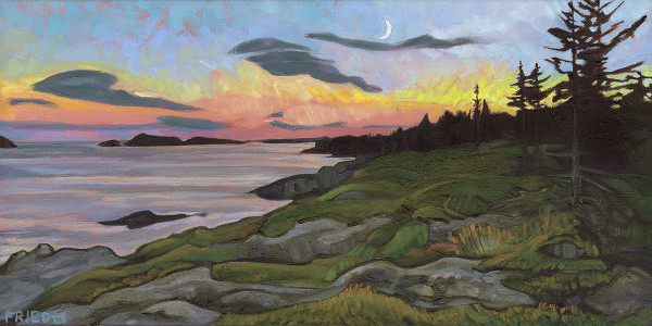 Sunset on Isle Royale by Heather Friedli