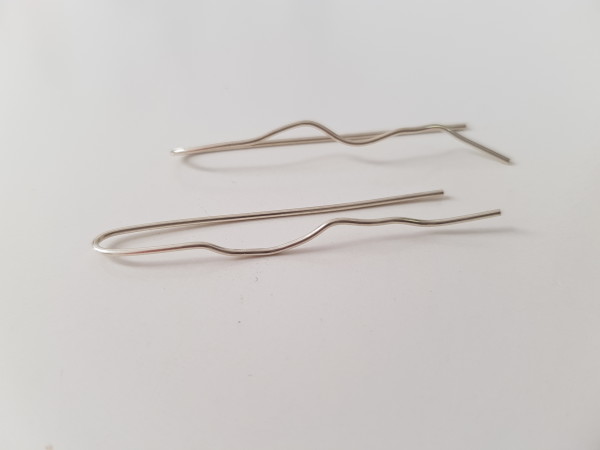 Marks & Lines Earrings (Spaghetti) by Naomi Eleftheriou