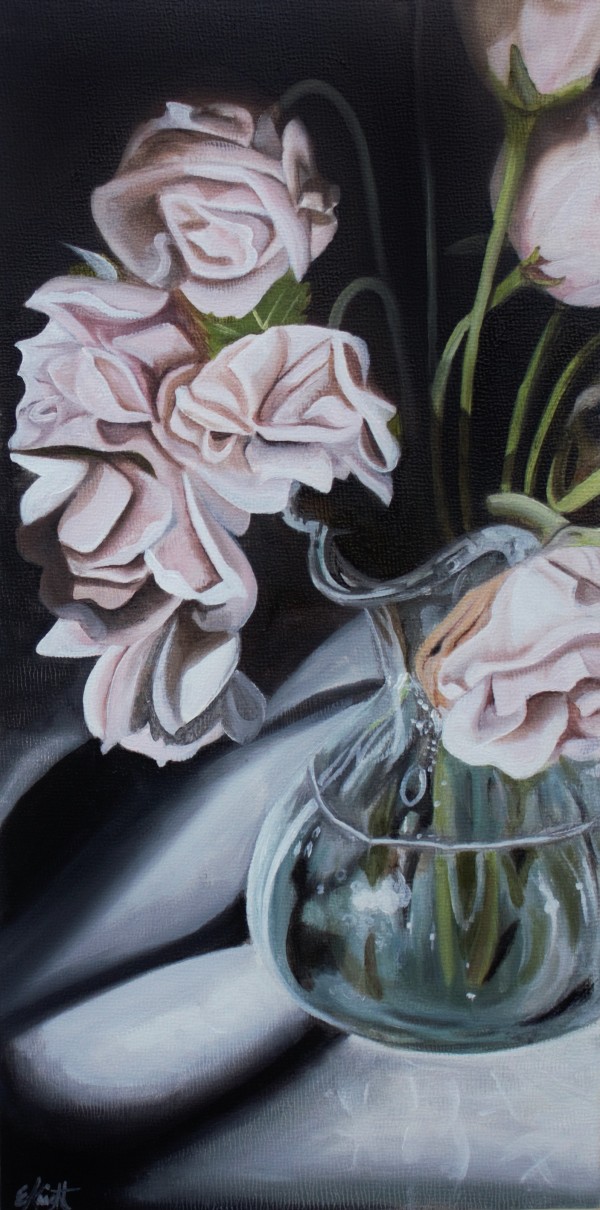 Dying Pale Pink Roses by Emma Knight