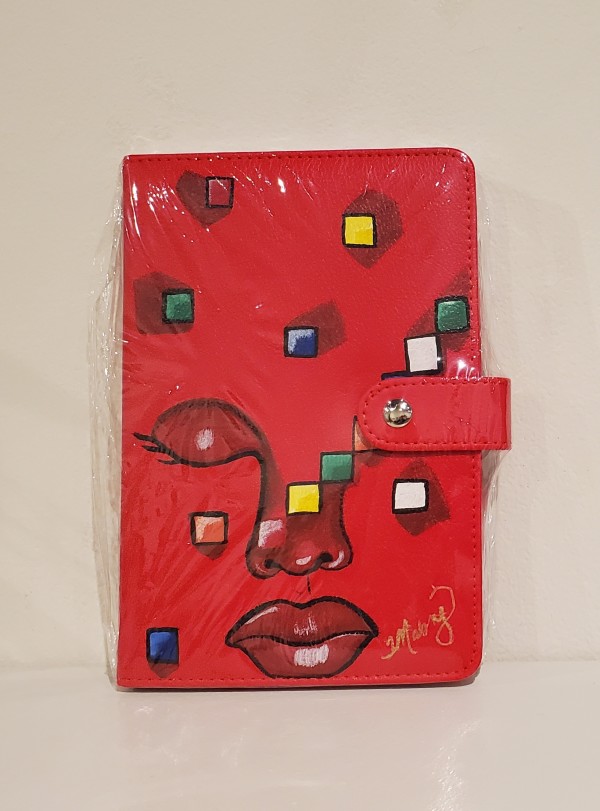 hand painted journal with clasp by Tyamica Mabry