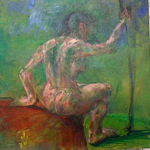 Seated Nude by Jim Langer
