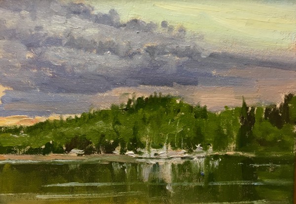 Spring Evening in Grand Marais by Neil Sherman