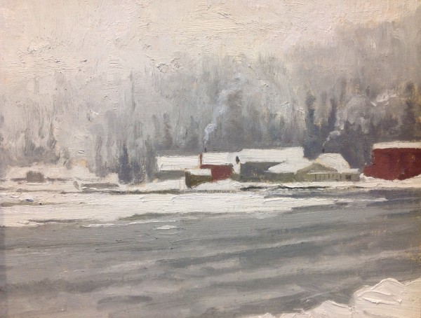 Winter in Grand Marais Harbor by Neil Sherman