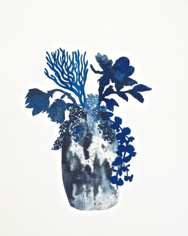 Evening Blooms IV by Deborah Weiss