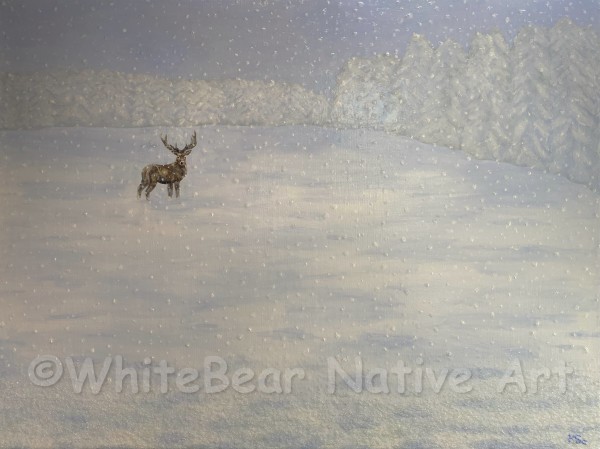 A Gentle & Graceful Messenger by WhiteBear Native Art/Kathy S. "WhiteBear" Copsey