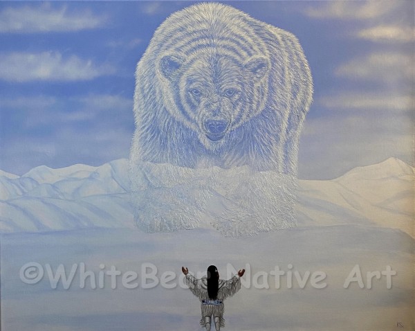 Guided By Visions & Dreams by WhiteBear Native Art/Kathy S. "WhiteBear" Copsey