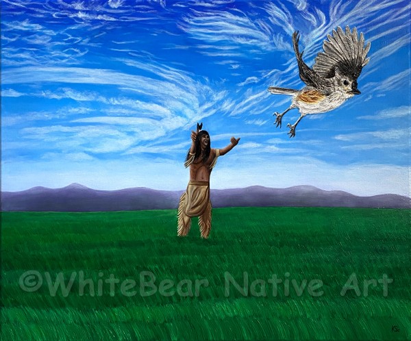Let Your Hopes & Dreams Take Flight by WhiteBear Native Art/Kathy S. "WhiteBear" Copsey