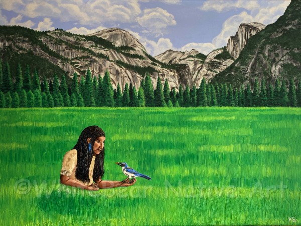 To Journey In Good Ways by WhiteBear Native Art/Kathy S. "WhiteBear" Copsey