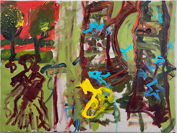 BETWEEN THE HOLLY TREES by Fran White