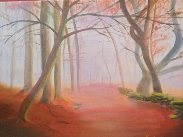 Misty Path by Kathryn Reis