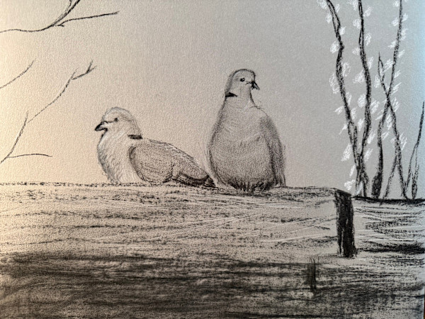 Two Doves by Kathryn Reis, Image 1.