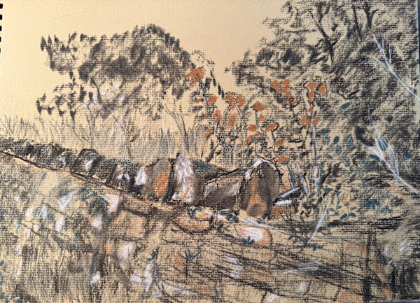 Field stone wall by Kathryn Reis, Image 1.