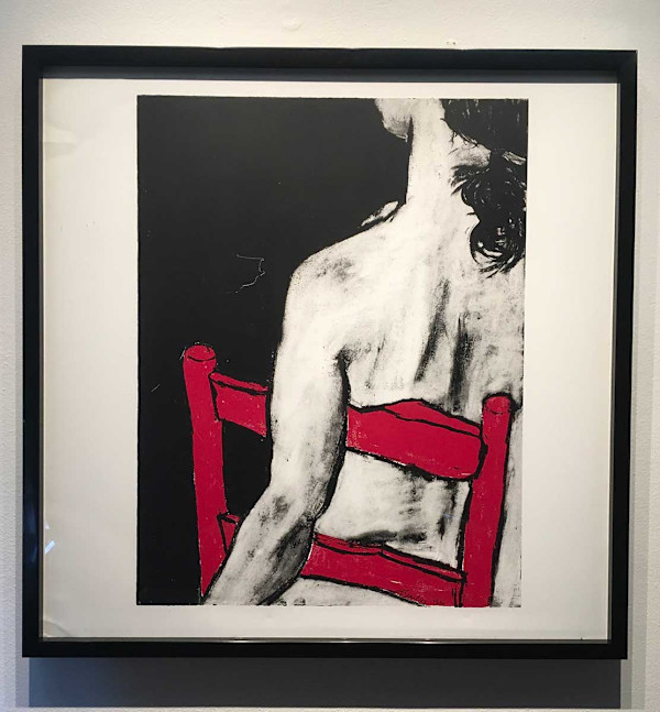Girl Seated on Red Chair by George Segal