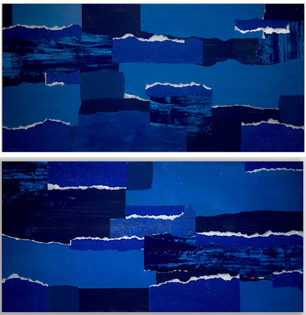 Lakes #5 & #6 Diptych by Christie Owen