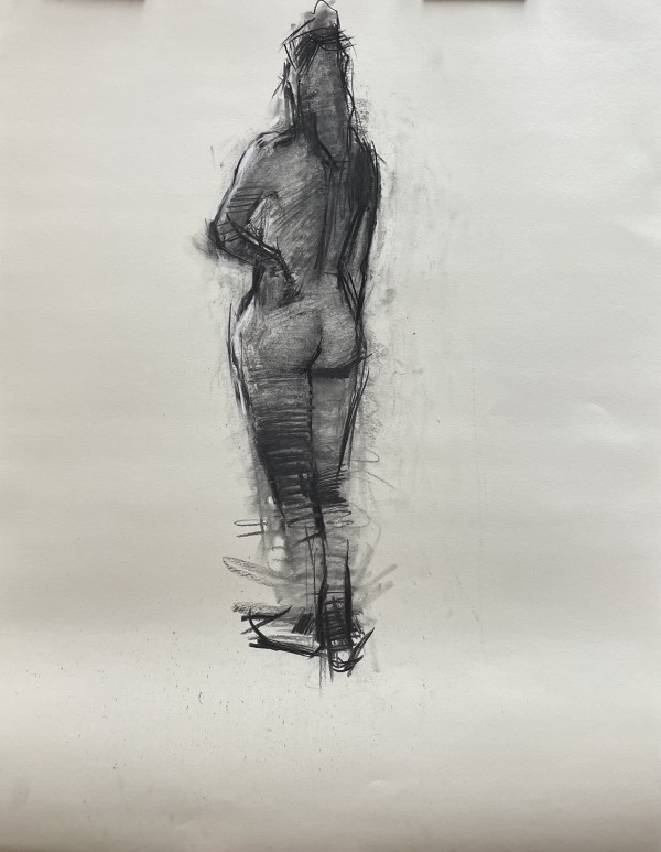 Drawing/Sketch Female Standing by Behnaz Sohrabian
