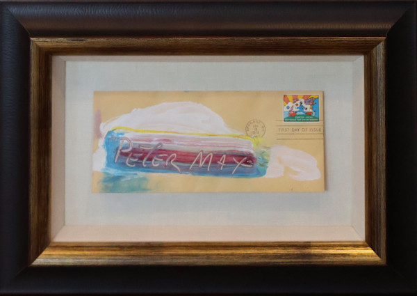 Framed Envelope by Peter Max, Image 1.