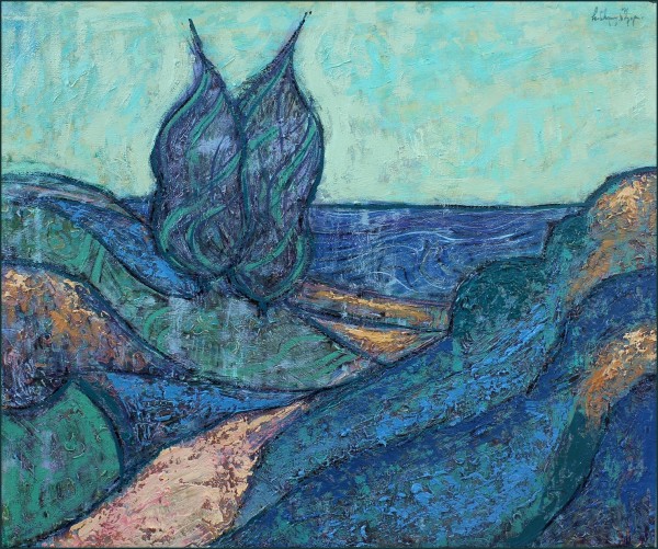 On the Shore by Erekle Chinchilakashvili