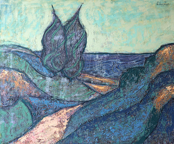 On the Shore by Erekle Chinchilakashvili