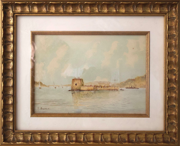 Untitled Waterscape by George Ansdell