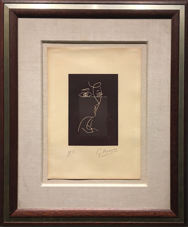 Composition (Vallier 153) Le Tir a l'arc by Georges Braque, Image 1.