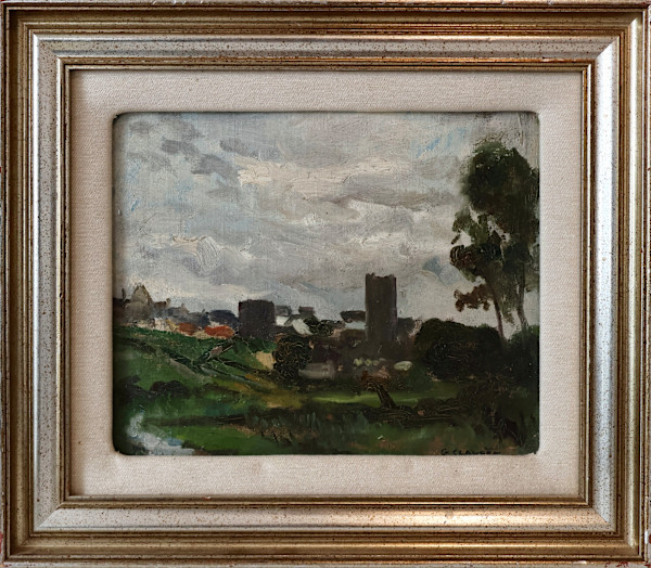 Untitled Cityscape by Sir George Clausen