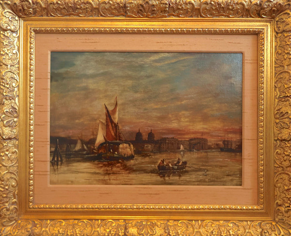 View of Greenwich Palace on the Thames by George Chambers Sr.