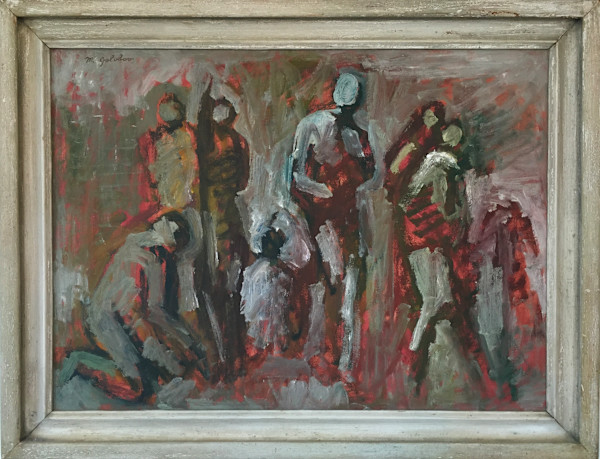 Untitled Abstract Figures by Maurice Golubov