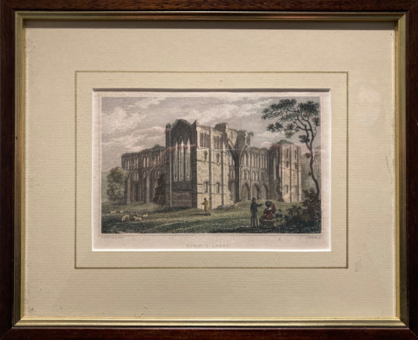 Rivaulx Abbey by Nathaniel Whittock