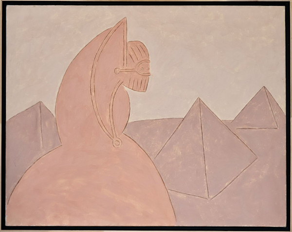 Figure with Pyramids by Robert Bonaparte