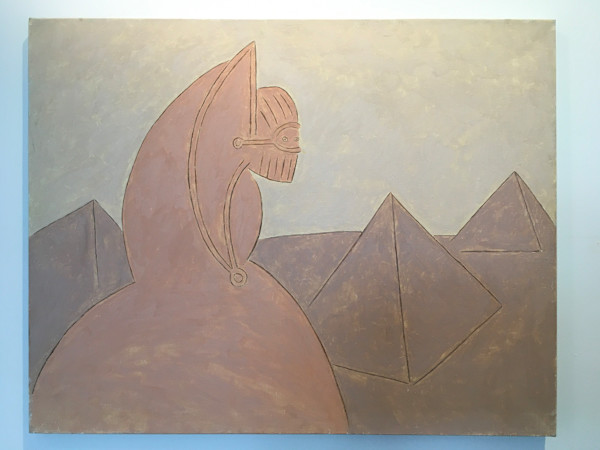 Figure with Pyramids by Robert Bonaparte