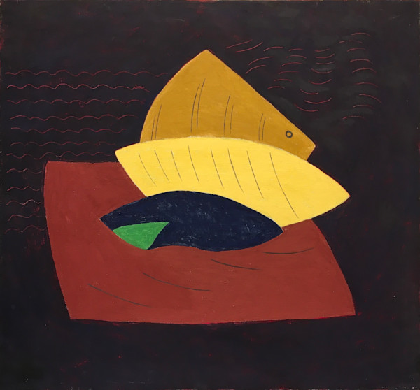 Abstract Fish Still Life by Robert Bonaparte