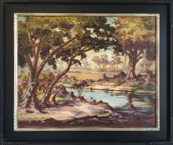 Summer River Landscape by Samuel J. Brocato, Image 5.