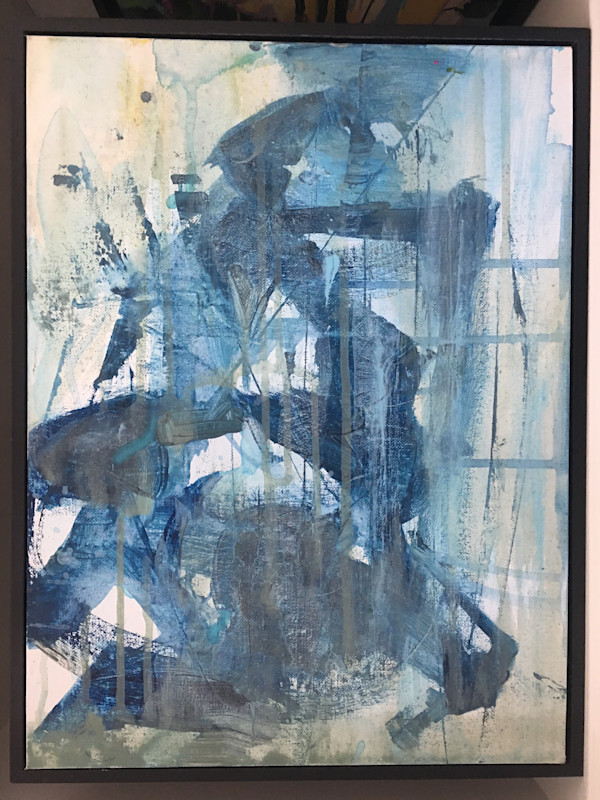 Blue Lines Crossing by Janice Tayler