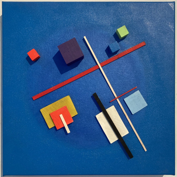 Composition I (blue) by Dragana Milovic