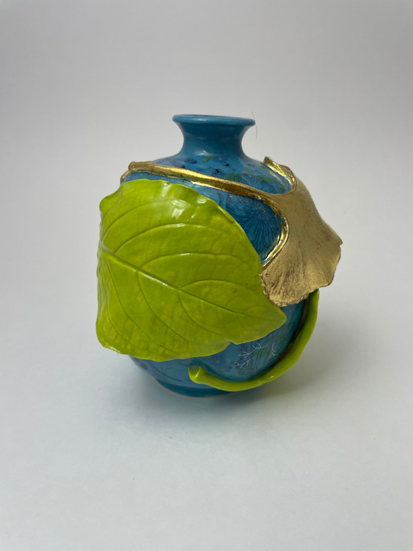 Twilight Garden with Poppies by Roger Runge