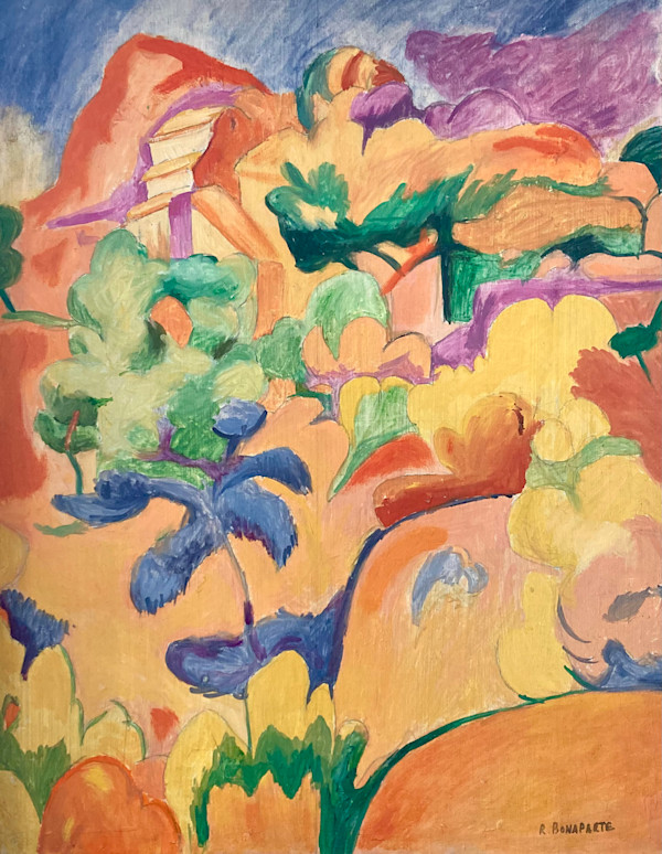 House in Fauvist Landscape by Robert Bonaparte