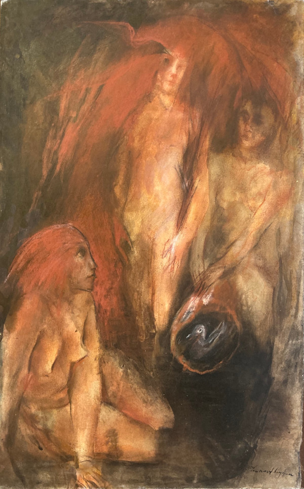 Surreal Nude Figures by Leonard Kaplan