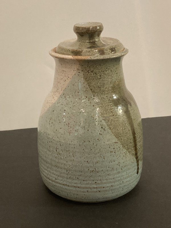 Ceramic Lidded Vessel by Julie Cavender