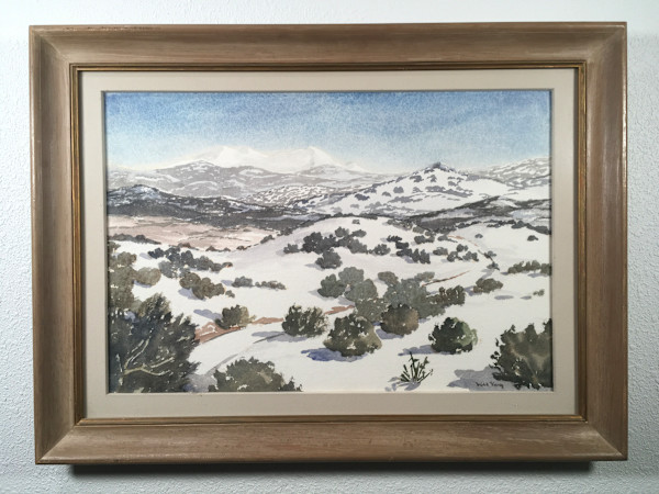 Landscape Near Cundiyo, NM by Webb Young