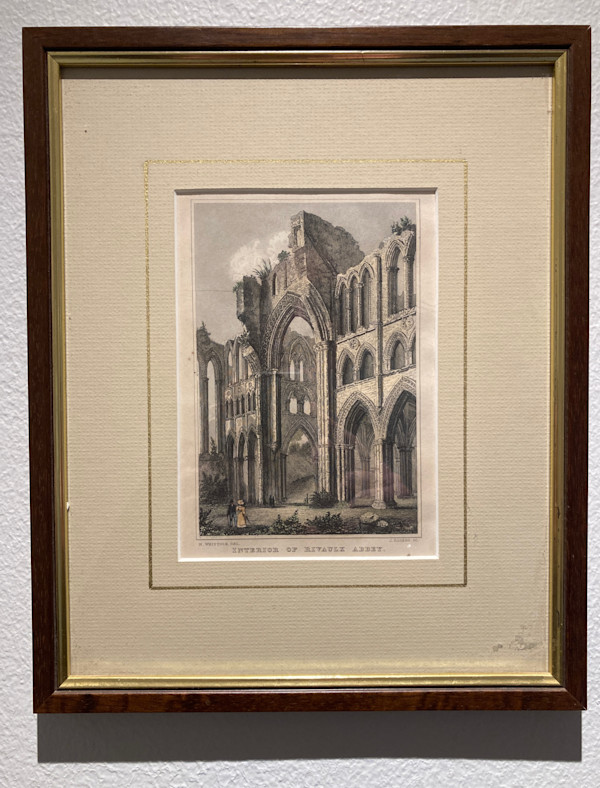Interior of Rivaulx Abbey by N Whittock