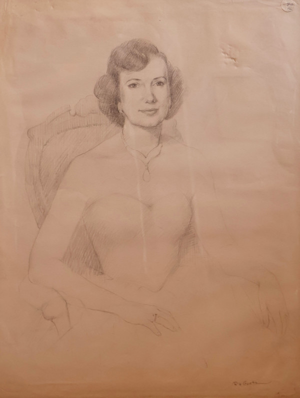 Woman Seated in Chair by Richard Vernon Goetz, Image 1.