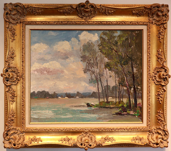 Landscape with Water, Trees by Henry Hensche, Image 1.