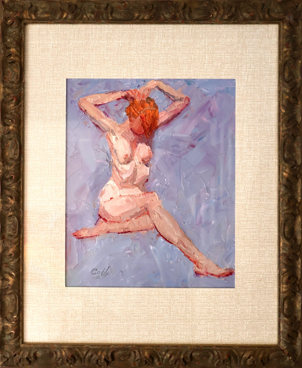 Abstract Nude Fixing Hair by James Cobb