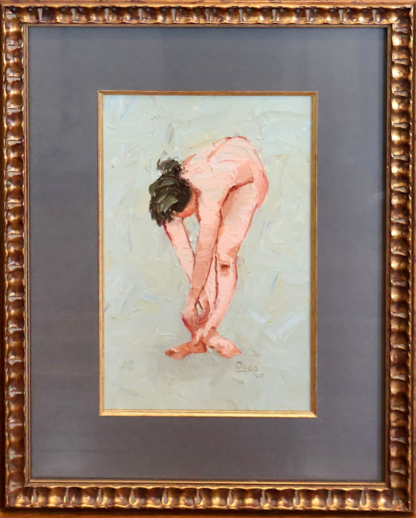 Abstract Nude Touching Toes by James Cobb, Image 1.