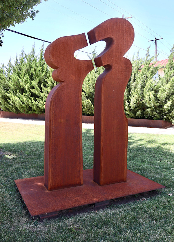 Untitled Steel Sculpture by John Wolfe, Image 2.