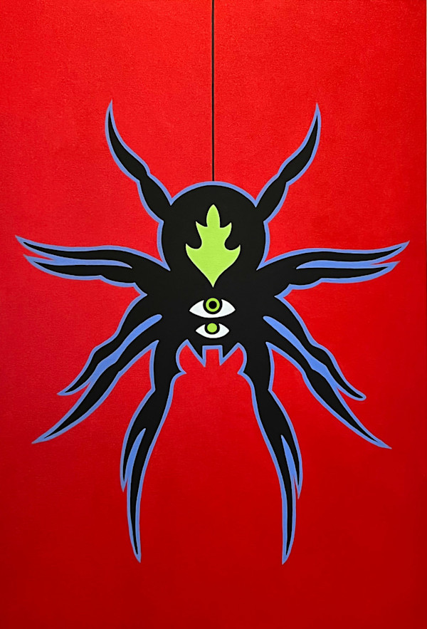 The Cosmic Spider and the Blue Jewel by Salmon Chevy