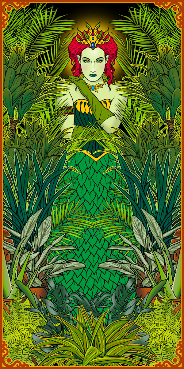 Verdela, The Goddess of Houseplants by Starkology