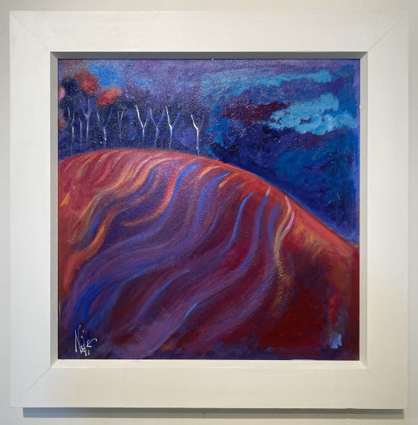Damson Sky Over Crimson Hill by Noelle McAlinden